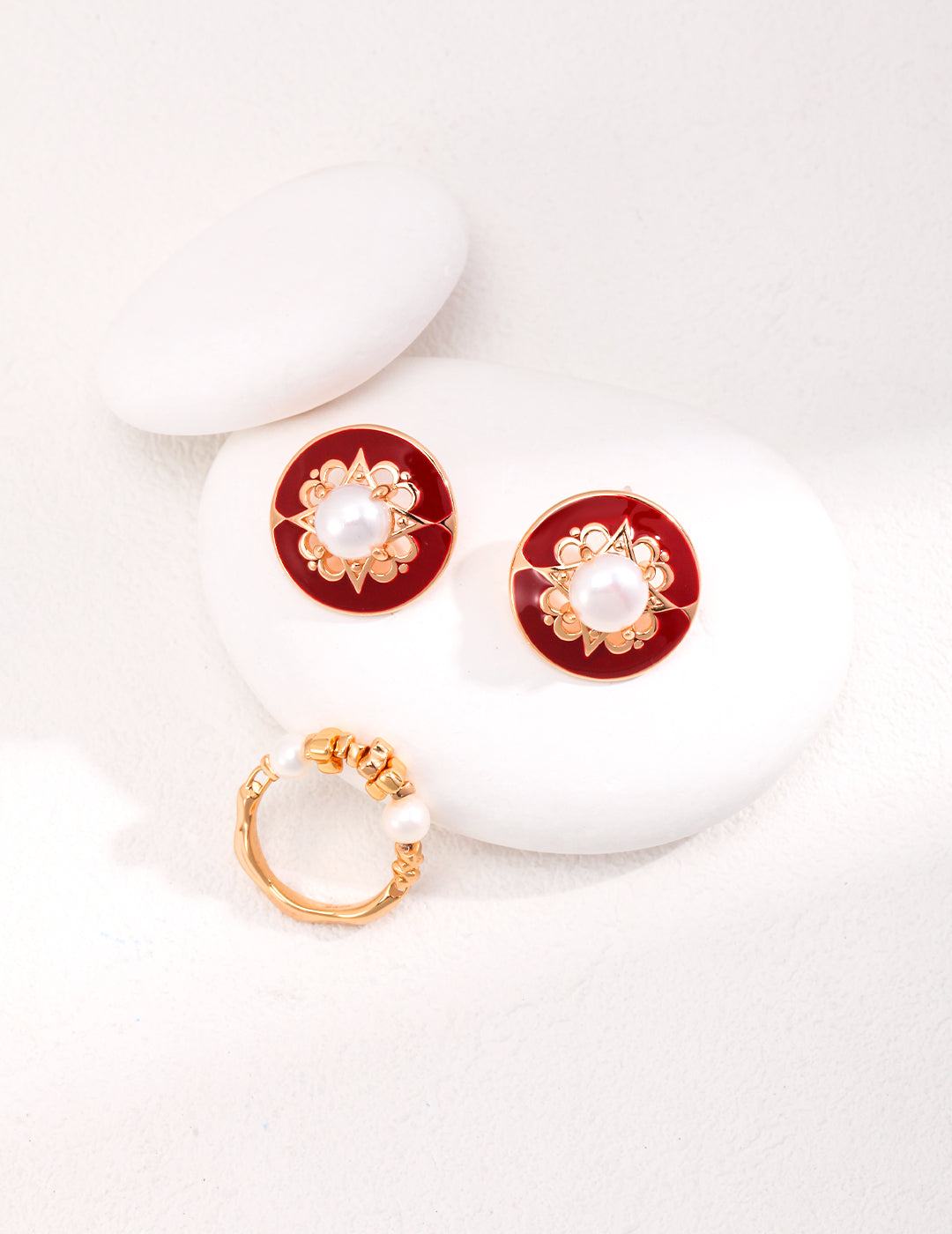 Glazing Pearl Earring