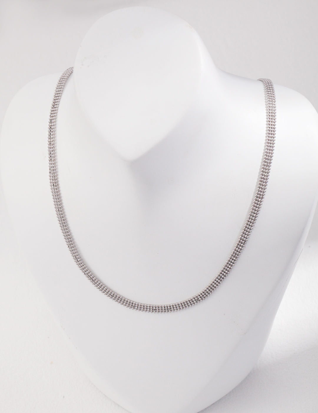 Classic Wide Silver Necklace