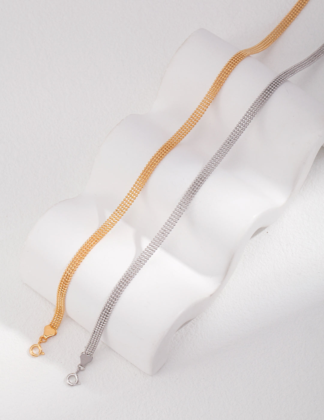 Classic Wide Silver Necklace