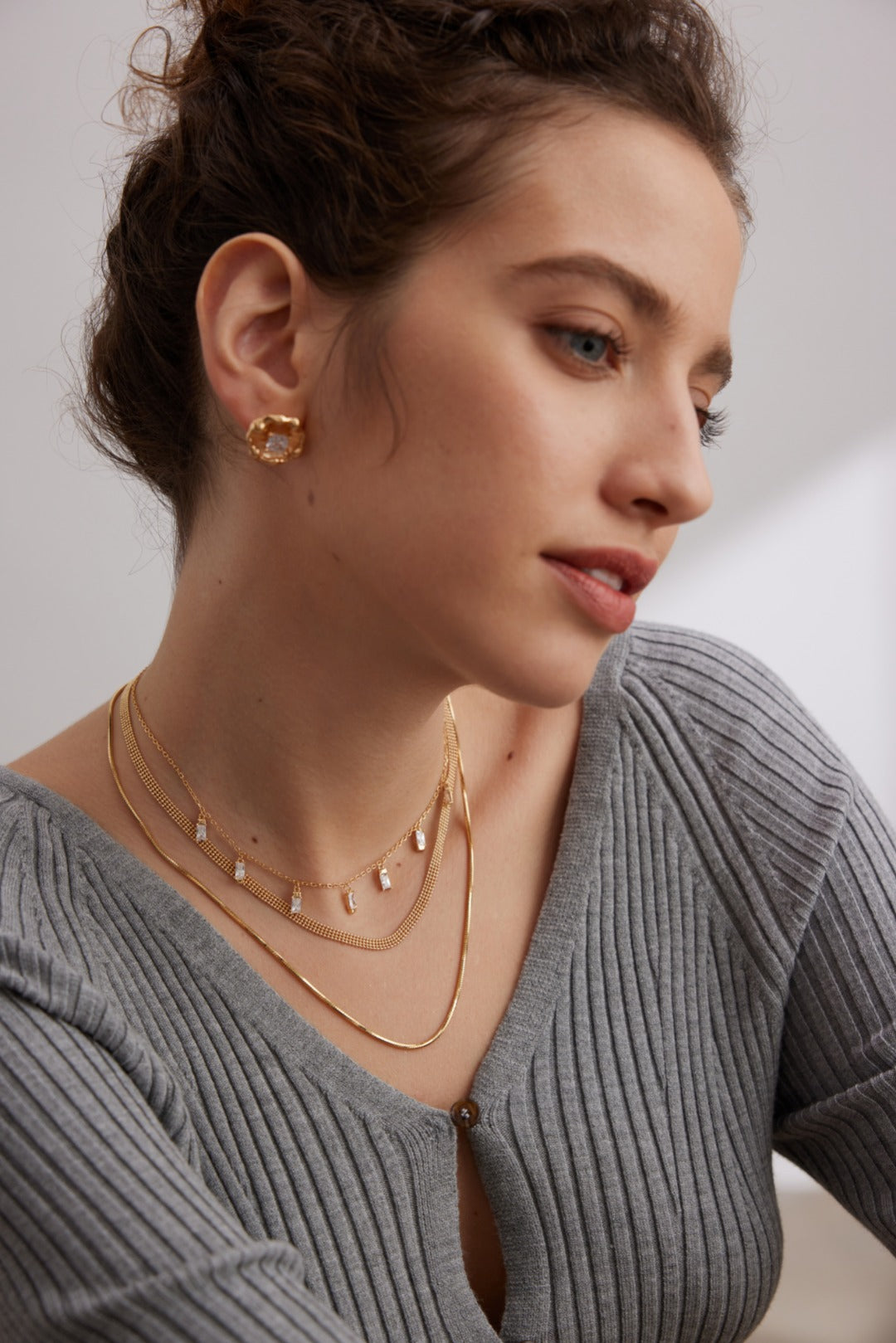 Classic Wide Silver Necklace