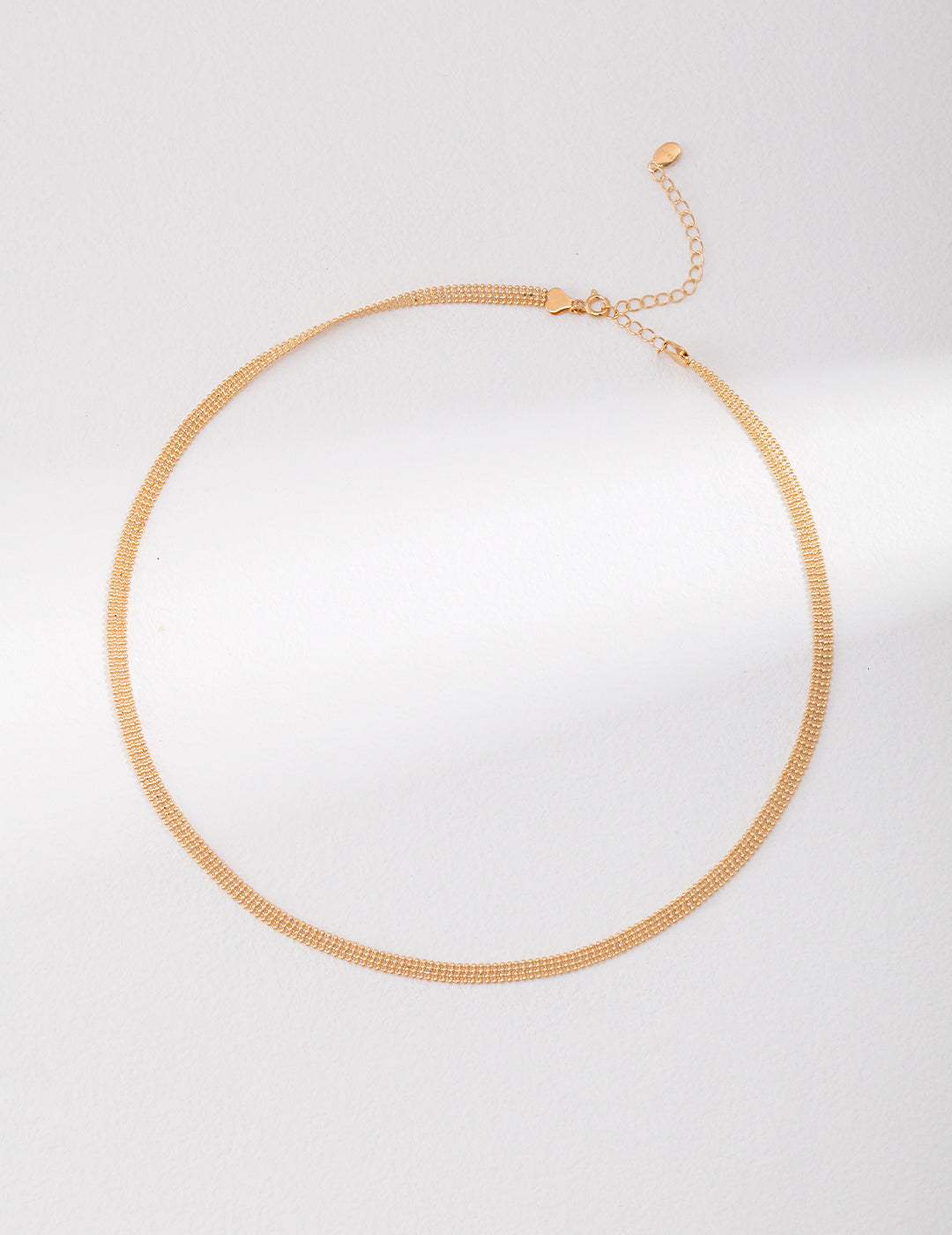 Classic Wide Silver Necklace