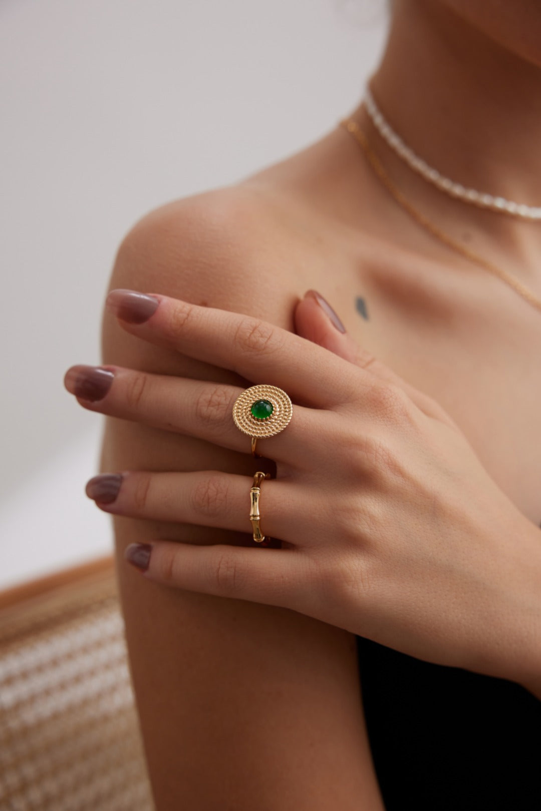 Bamboo Knot Ring
