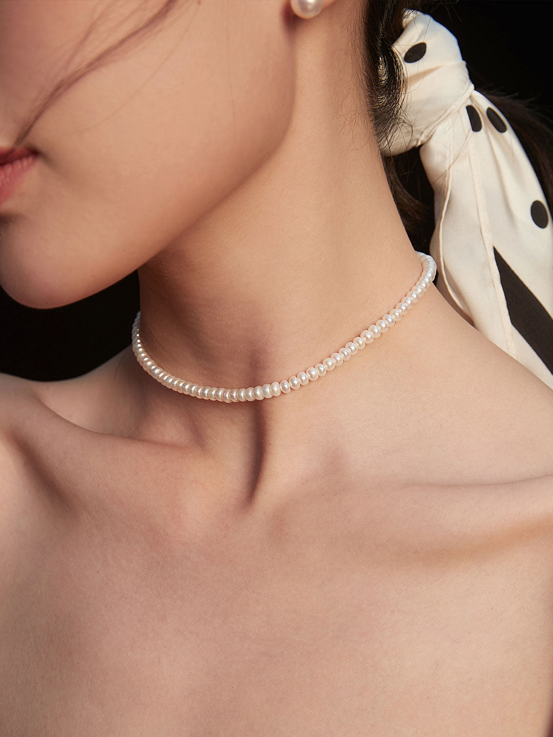 Pearl Necklace and Bracelet