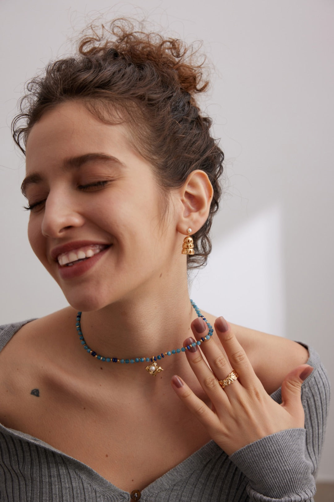 Lapis Lazuli Pearl Necklace