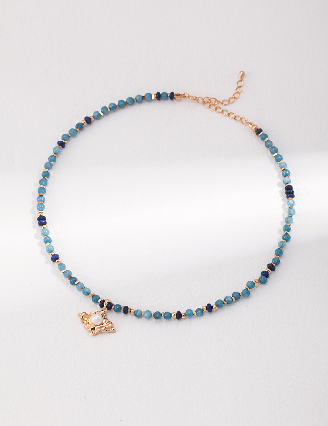 Lapis Lazuli Pearl Necklace