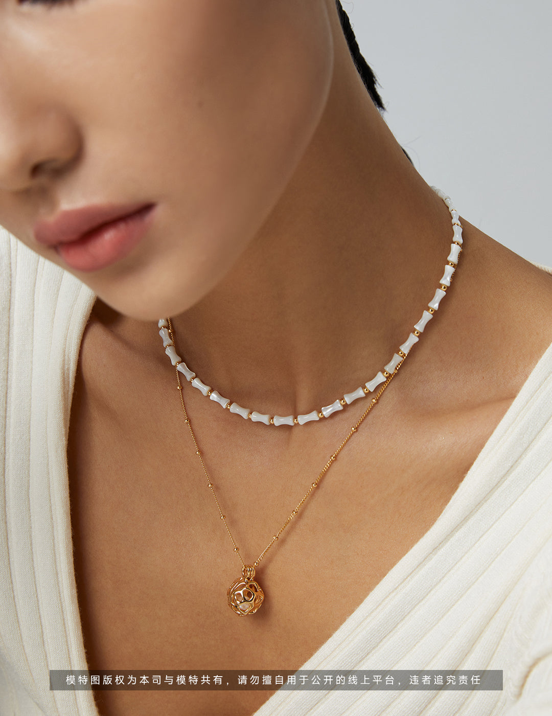 Lantern Necklace and Earring