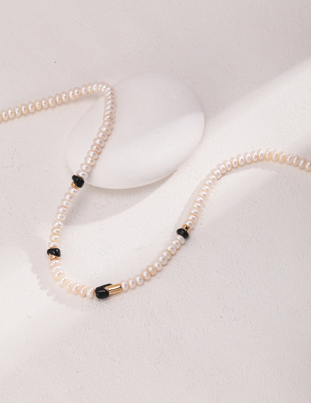 Glazed Pearl Necklace