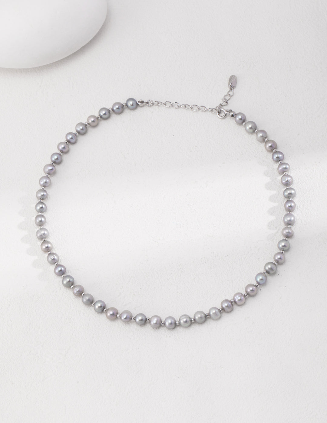 Grey Shell Pearl Necklace