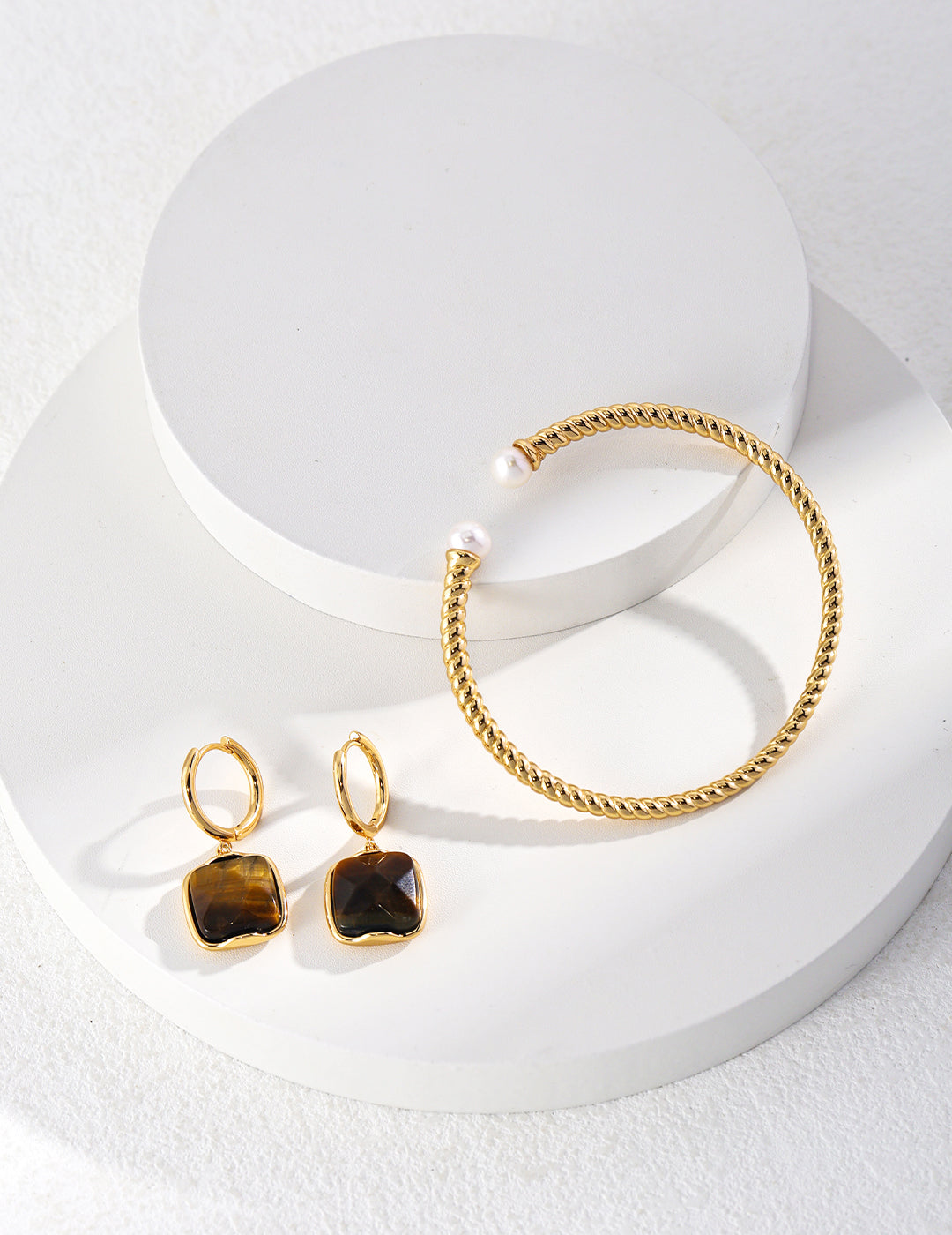 Tiger Eye Earring