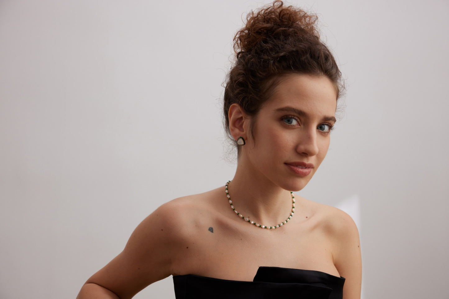 Emerald Pearl Necklace