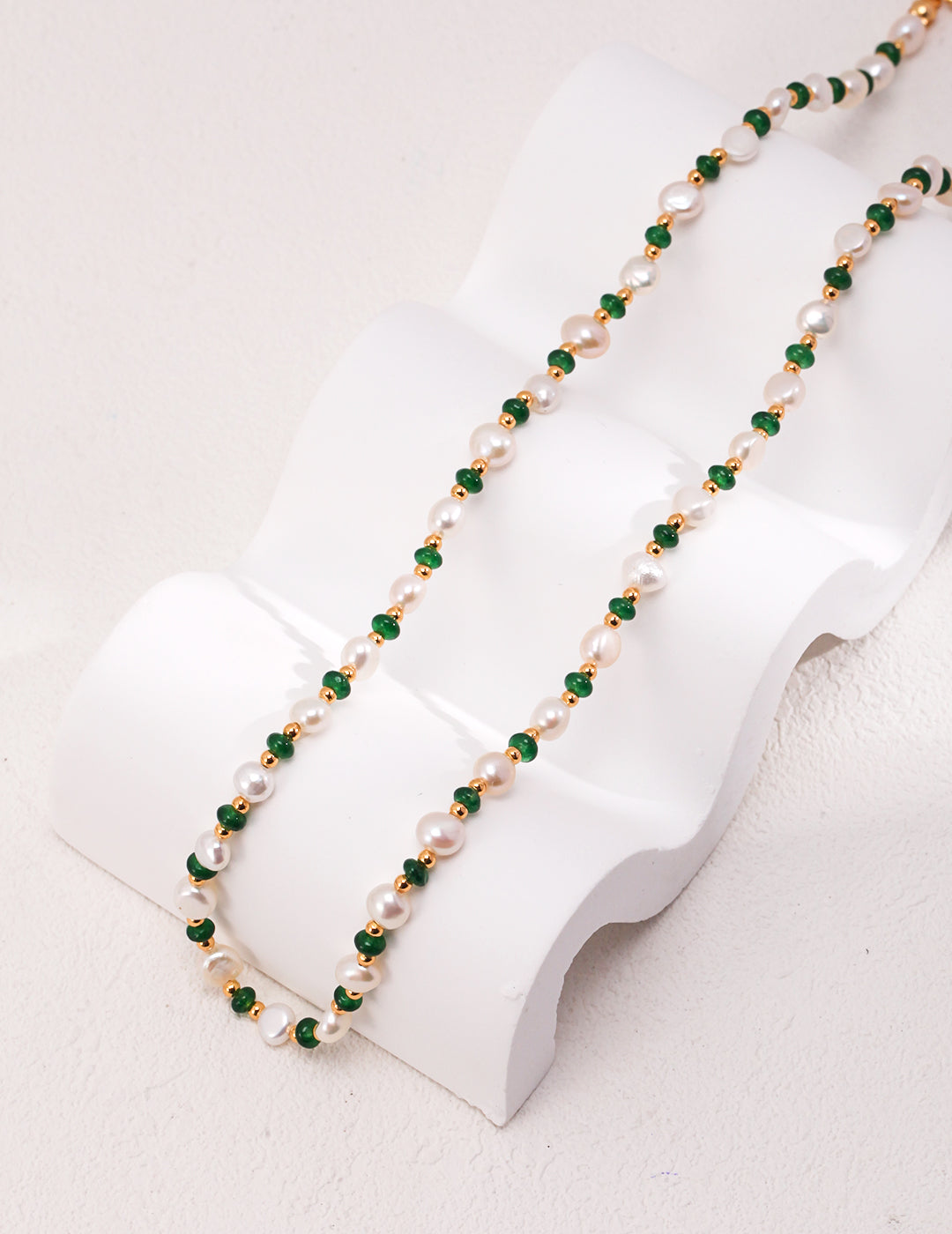 Emerald Pearl Necklace