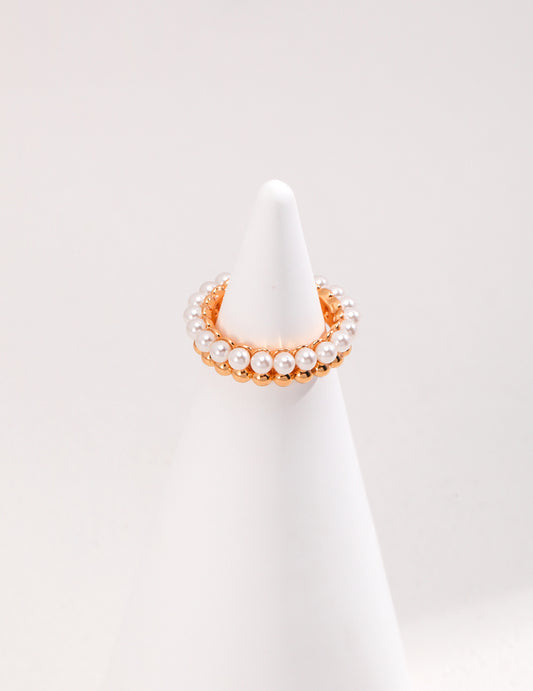 Silver Pearl Ring