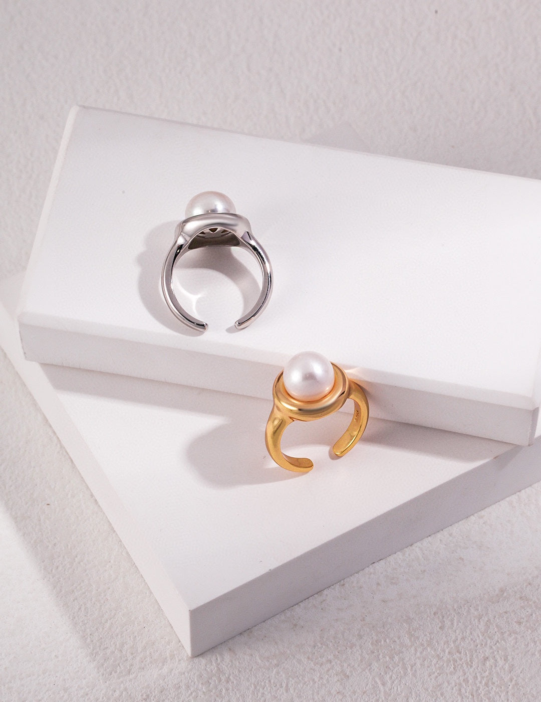 Silver Pearl Ring