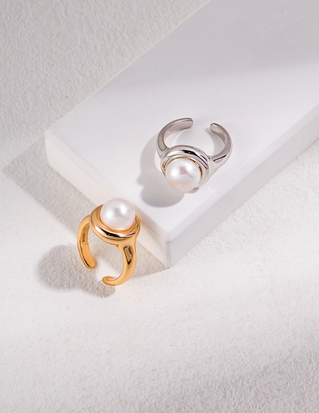 Silver Pearl Ring