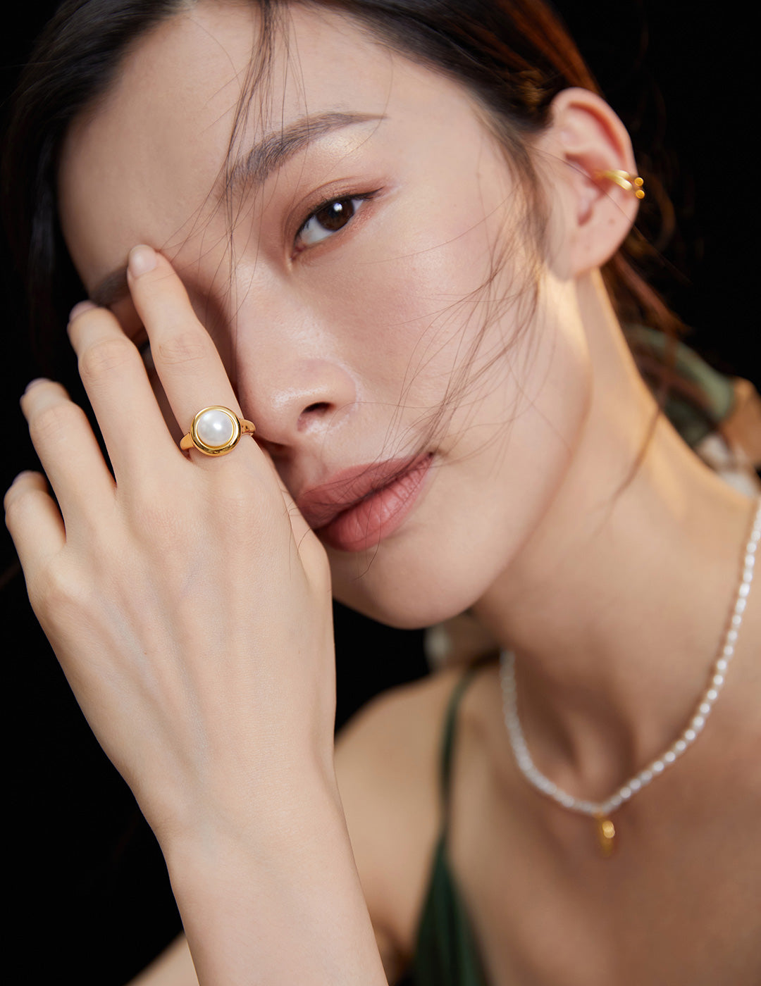 Silver Pearl Ring