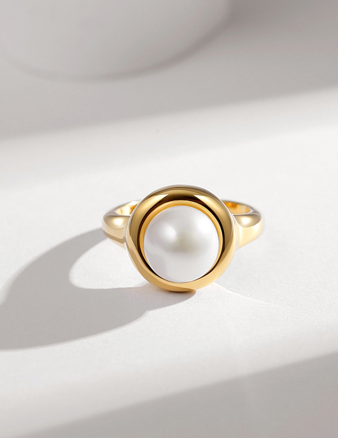 Silver Pearl Ring