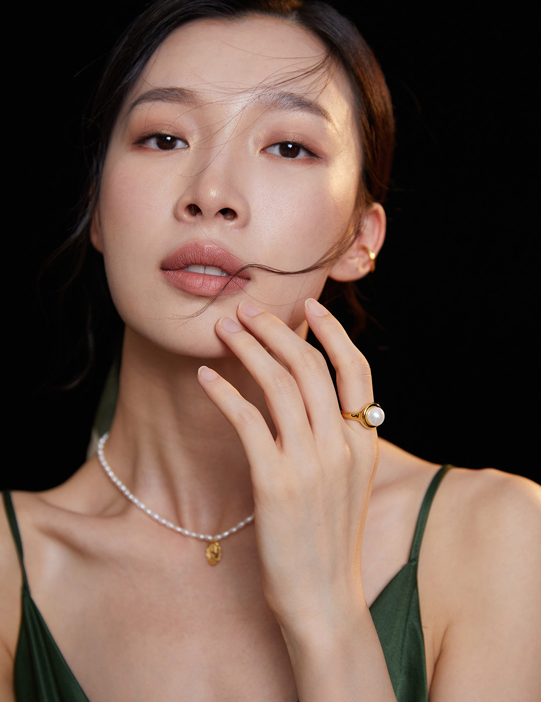 Silver Pearl Ring