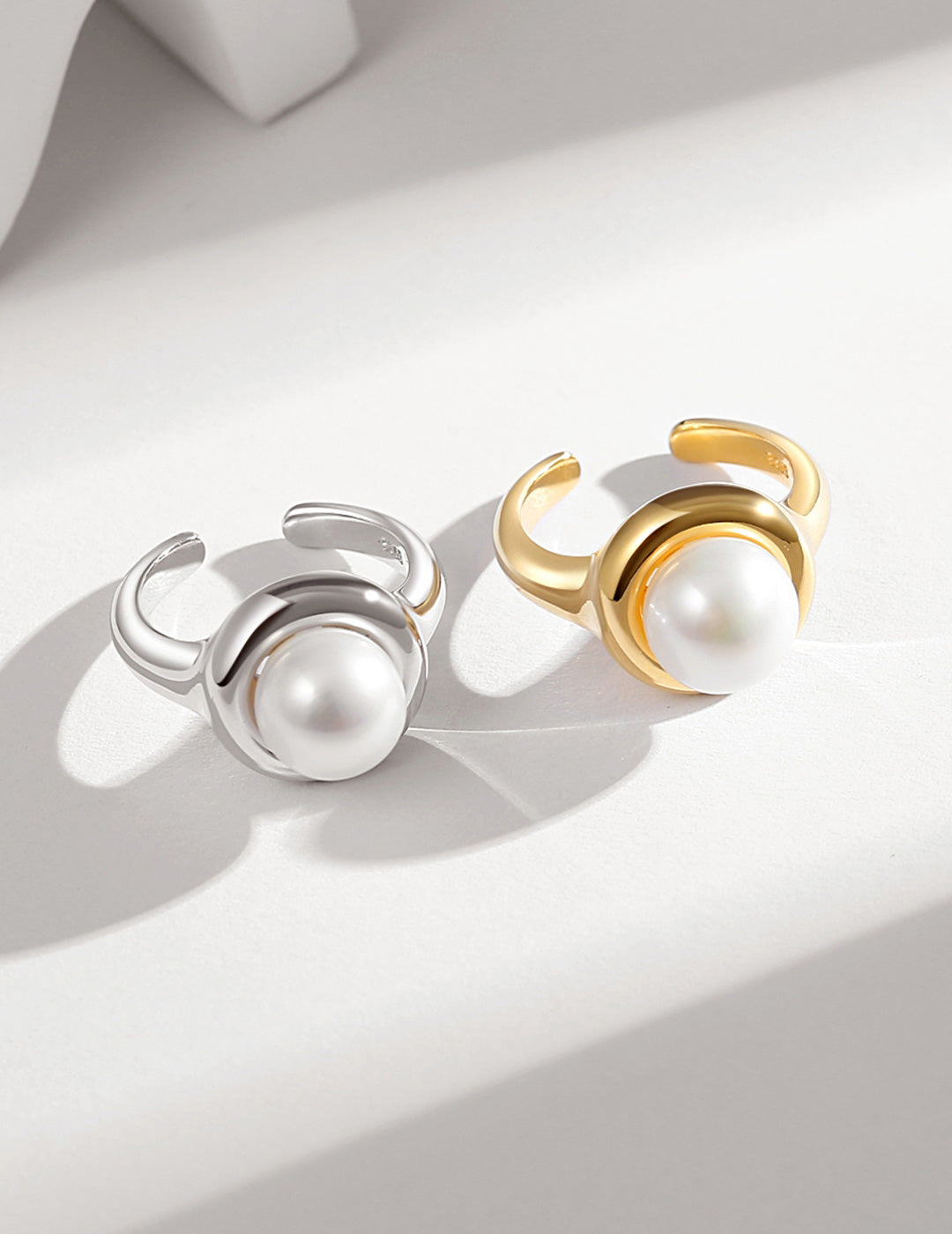 Silver Pearl Ring