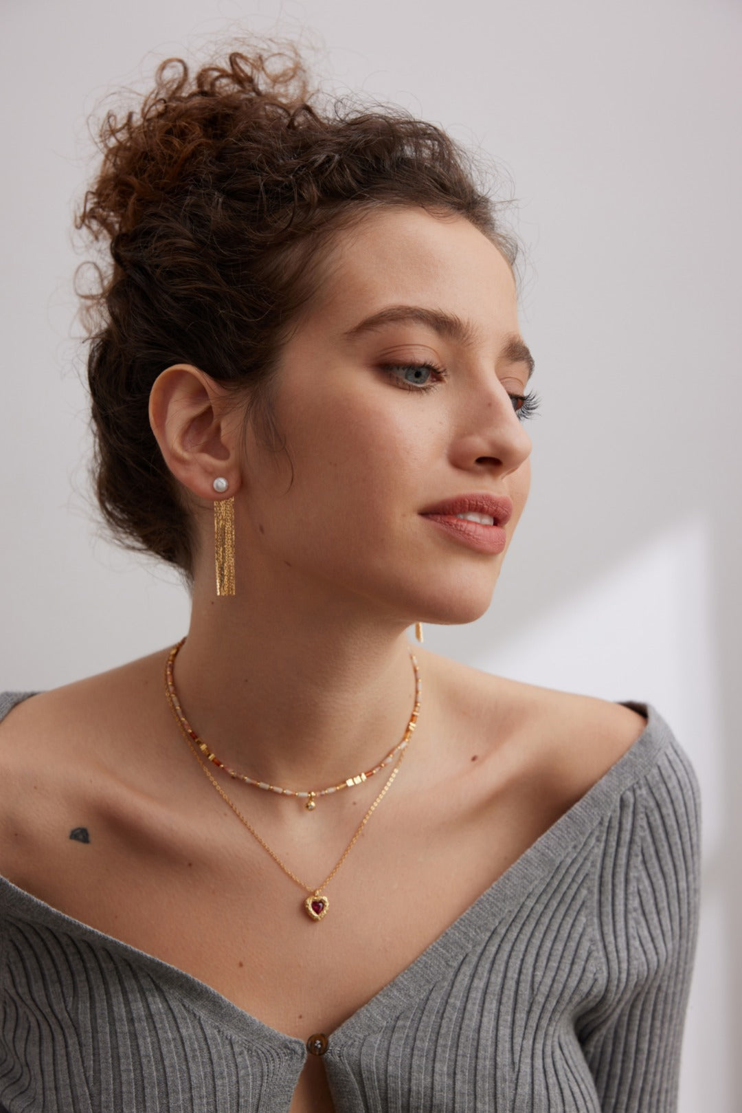 Tassel Pearl Earring