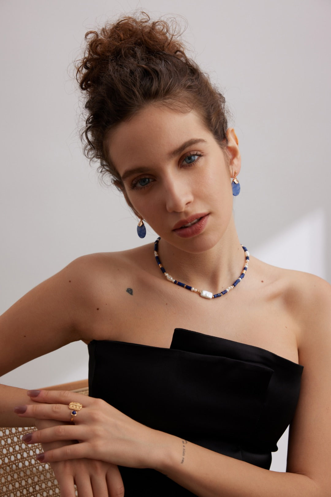 Blue Aventurine Earring