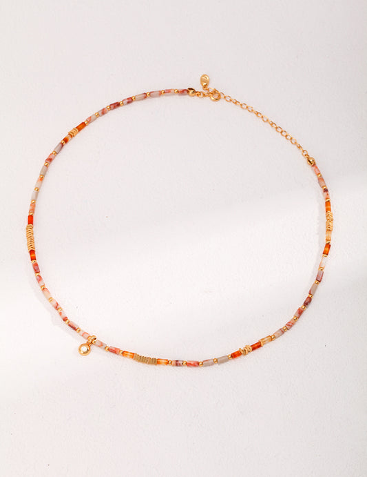 Red Onyx Necklace