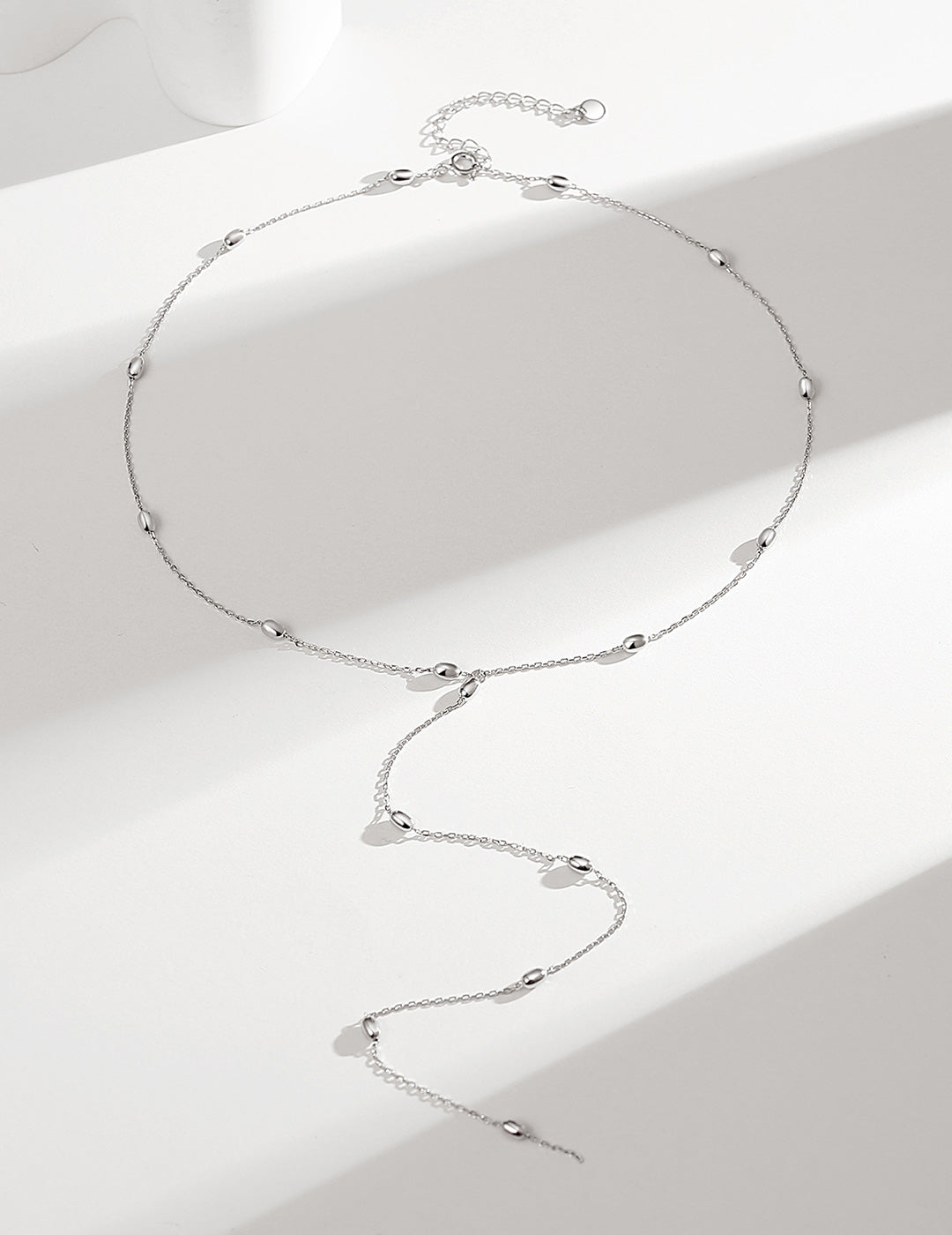 Silver Long Necklace