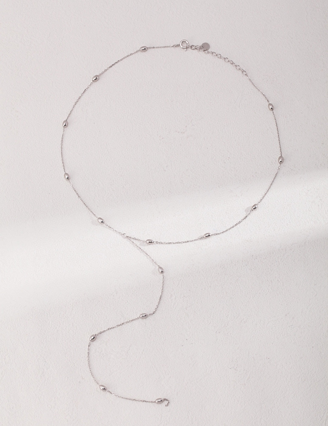 Silver Long Necklace