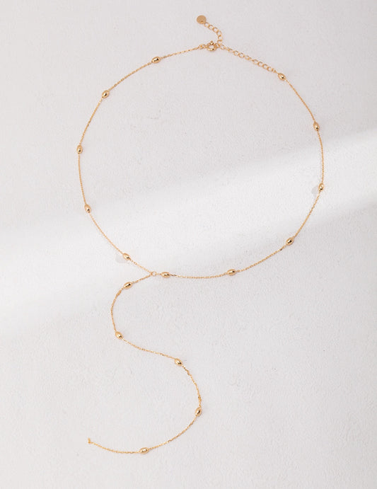 Silver Long Necklace
