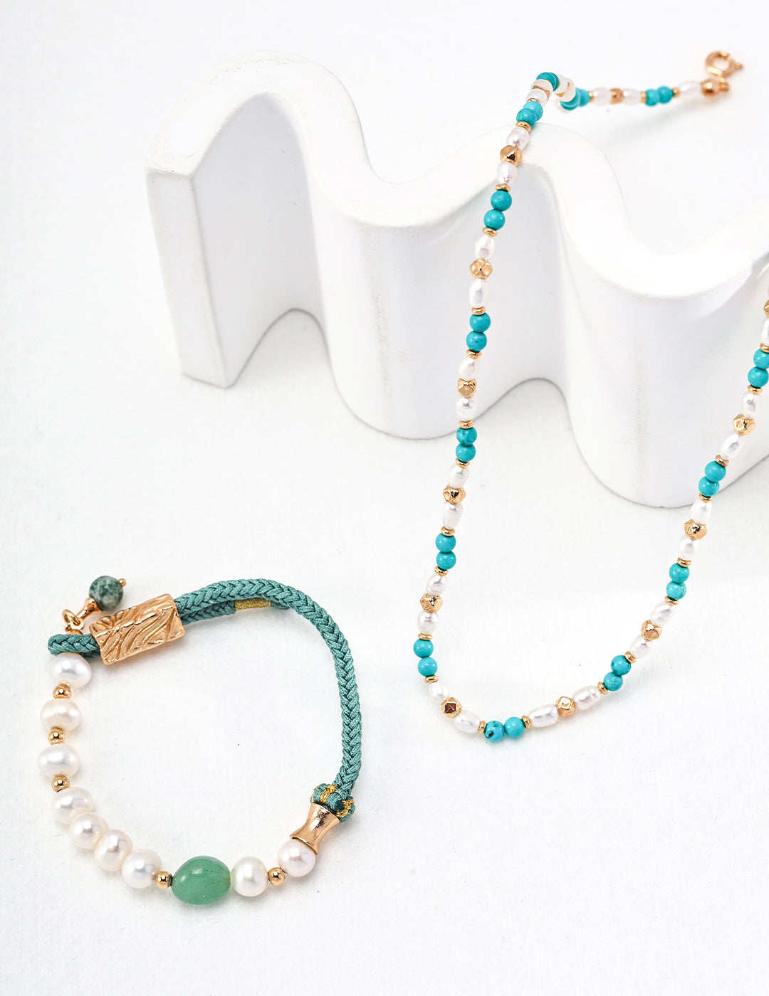 Turquoise Pearl Necklace