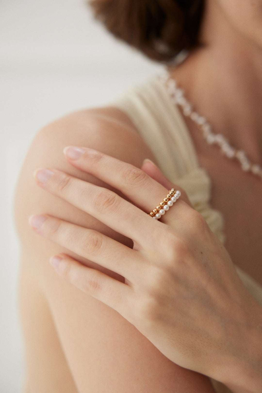 Silver Pearl Ring
